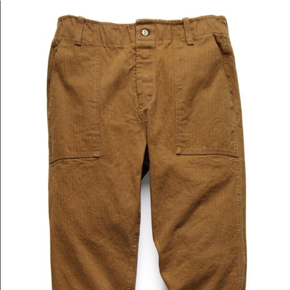 Men's Brown Chinos - Classic Workwear Style